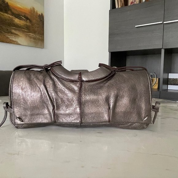 JT ITALIA LH Clutch metallic Goat Leather